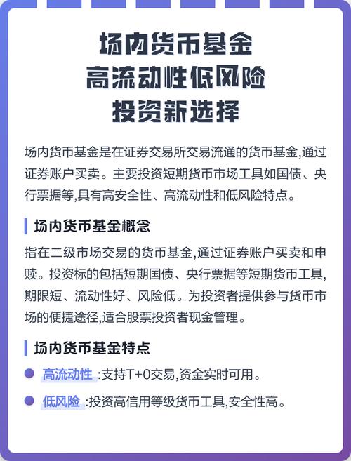 場(chǎng)內(nèi)貨幣基金 高流動(dòng)性低風(fēng)險(xiǎn)投資新選擇