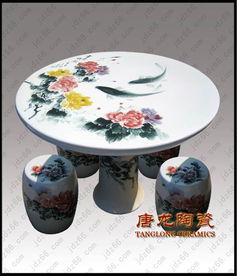 粉彩雅韻，園林生輝——景德鎮(zhèn)手繪粉彩陶瓷桌凳的藝術(shù)與實(shí)用之旅